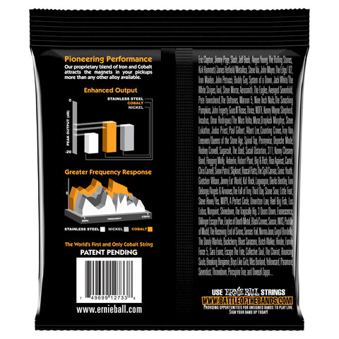 Set De 4 Cuerdas Para Bajo Eléctrico Ernie Ball Slinky Cobalt Calibre 45/105