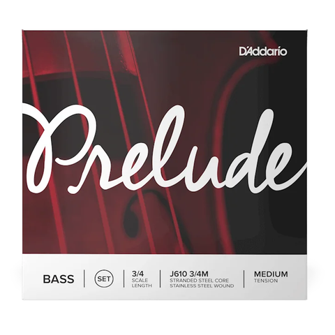 Set De Cuerdas Para Contrabajo 3/4 Prelude Addario Jp610
