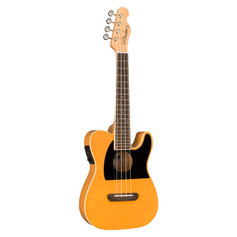 Ukulele Electroacustico Fender Concert Telecaster Fullertone Natural