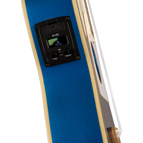 Ukulele Electroacustico Fender Telecaster Blue Lake
