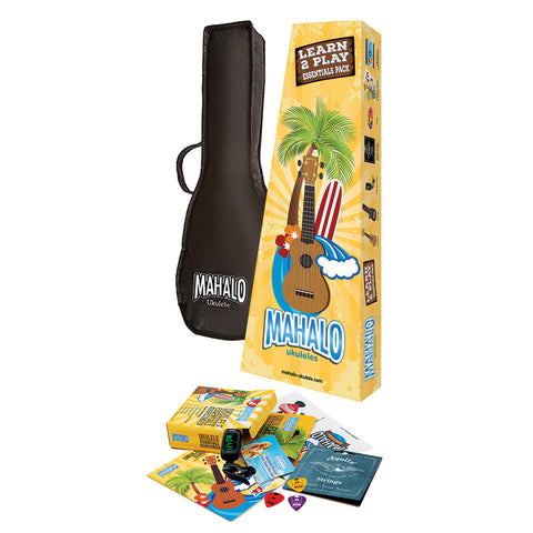 Ukulele Soprano Mahalo Negro Incluye Accesorios