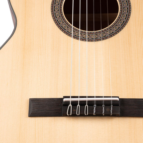 Guitarra Clásica Cort Ac200 Op Poro Abierto.