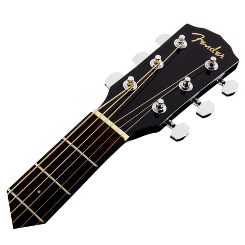 Guitarra Electroacústica Fender Dreadnought Cd-60sce Negra