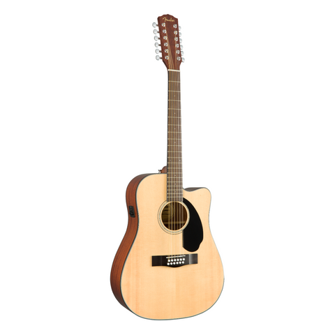 FENDER ELECTROACOUSTIC GUITAR 12 STEEL STRINGS CD-60SCE NATURAL