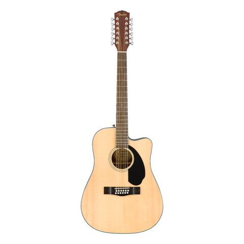FENDER ELECTROACOUSTIC GUITAR 12 STEEL STRINGS CD-60SCE NATURAL