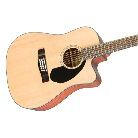 FENDER ELECTROACOUSTIC GUITAR 12 STEEL STRINGS CD-60SCE NATURAL