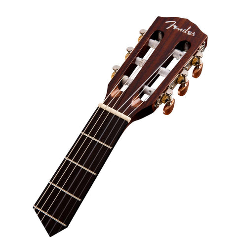 Guitarra Electroacústica Fender Cuerdas De Nylon Cn-140sce Natural Con Estuche