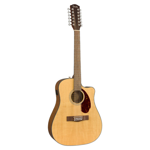 Guitarra Electroacústica Fender 12 Cuerdas De Acero Cd-140sce Natural