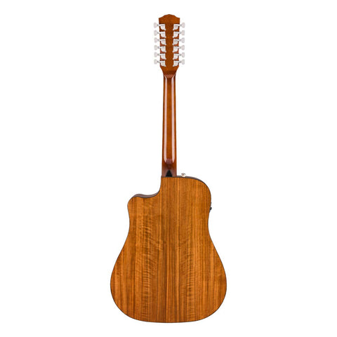 Guitarra Electroacústica Fender 12 Cuerdas De Acero Cd-140sce Natural