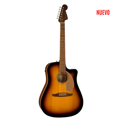 Guitarra Electroacústica Fender Redondo Player Color Sunburst