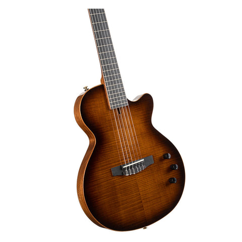 Guitarra Electroacústica Cort Sunset Nylectric Dlx Tsb W/Bag