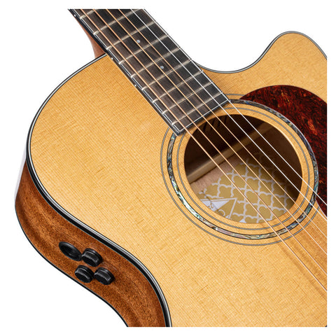 Guitarra Electroacústica Cort Gold A6 Nat Con Estuche