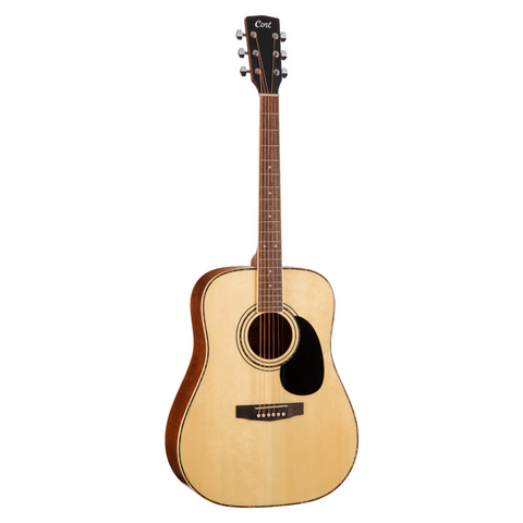 Guitarra Acústica Cort Ad880 Natural Mate Con Funda