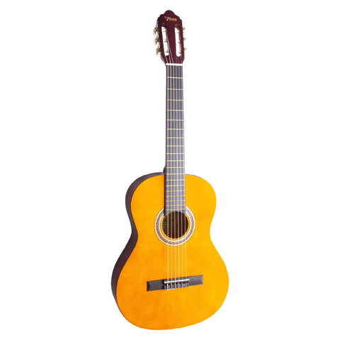 Guitarra Clásica Valencia 1/2 Vc102k Natural Incluye Estuche Y Afinador