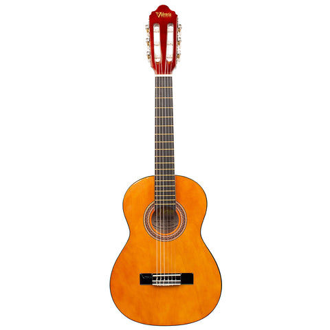 Guitarra Clásica Valencia ¼ Vc101 Natural Estuche Y Afinador