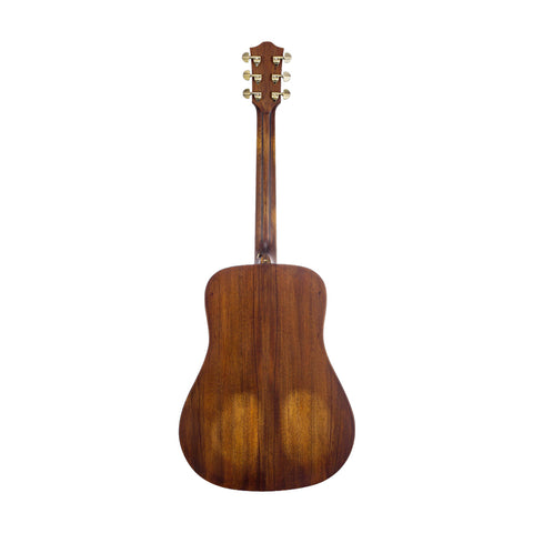 Guitarra Acústica Bromo Tipo Folk Bar1hm Con Funda