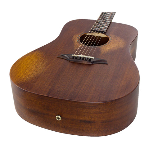 Guitarra Acústica Bromo Tipo Folk Bar1hm Con Funda