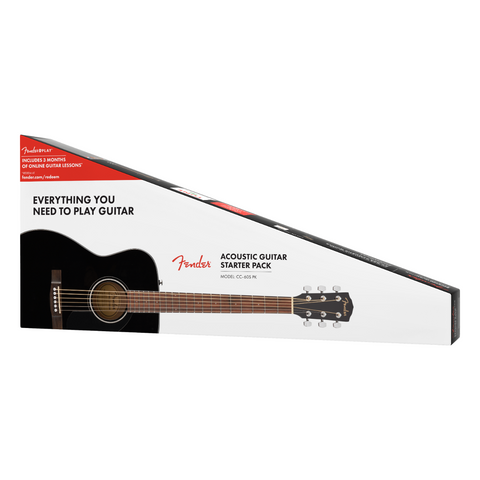 Guitarra Acústica Fender En Combo Concert Cc-60s Negra