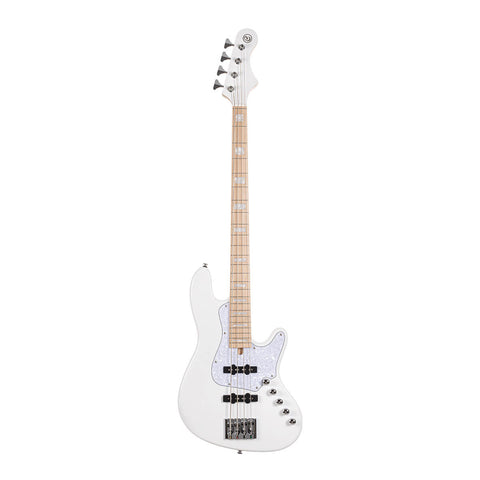 Bajo Eléctrico Cort Elrick Njs 4 Blanco