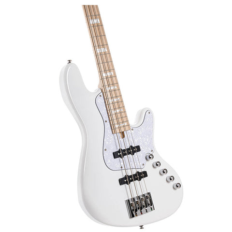 Bajo Eléctrico Cort Elrick Njs 4 Blanco