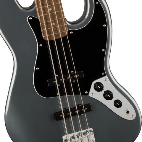 SQUIER JAZZ BASS AFFINITY ELECTRIC BASS METALLIC BLACK