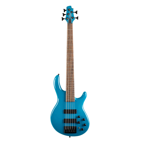 Bajo Eléctrico 5 Cuerdas C5 Deluxe Cort Azul