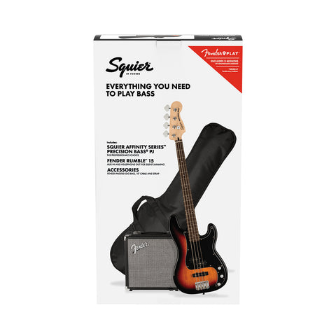 ELECTRIC BASS COMBO FENDER- SQUIER / PRECISION BASS PJ / SUNBURST