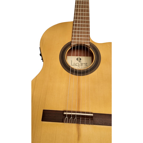 Guitarra Electroacústica Nylon Lagant Alquimia Alhambra Natural