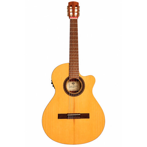 Guitarra Electroacústica Nylon Lagant Alquimia Alhambra Natural