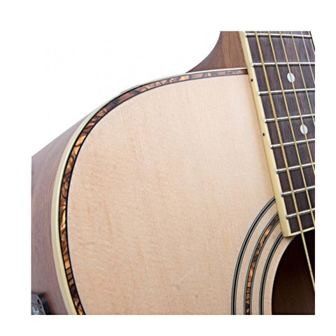 Guitarra Electroacústica Cort Ad880ce Natural Santi Con Funda