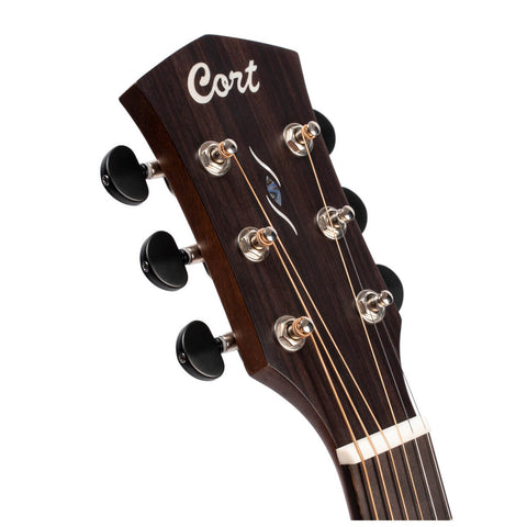 Guitarra Electroacústica Cort Core- Oc Spruce Negra Estuche