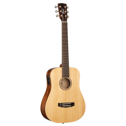 Guitarra Electroacústica Cort Earth Mini E Adirondack Con Funda