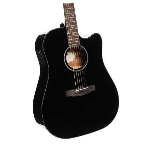 Guitarra Electroacústica Cort Earth60ce Negra