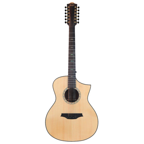 Guitarra Electroacústica Bromo 12 Cuerdas Bat4ce12 Con Funda