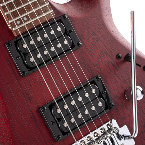 Guitarra Eléctrica Cort X100/ Cereza Negro