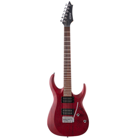 Guitarra Eléctrica Cort X100/ Cereza Negro