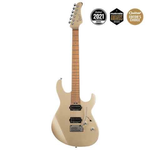Guitarra Eléctrica Cort G300 Pro Metallic Gold
