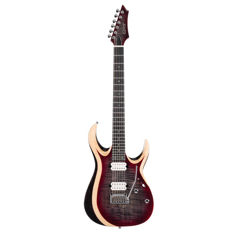Guitarra Eléctrica Cort X700 Duality II Lava Burst