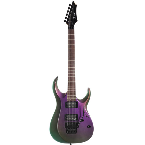 Guitarra Eléctrica Cort X300 Purpura Camaleónico