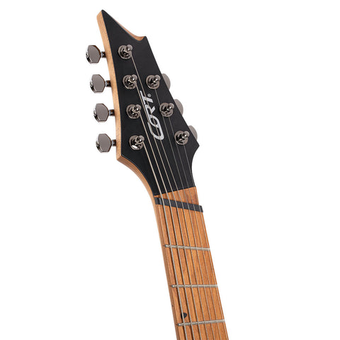 Guitarra Eléctrica Cort Kx307 Multi Scale Negra