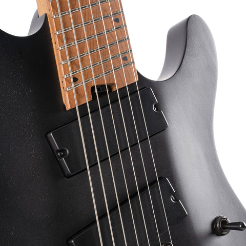 Guitarra Eléctrica Cort Kx307 Multi Scale Negra