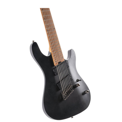 Guitarra Eléctrica Cort Kx307 Multi Scale Negra