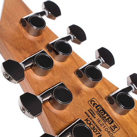 Guitarra Eléctrica Cort Kx307 Multi Scale Negra