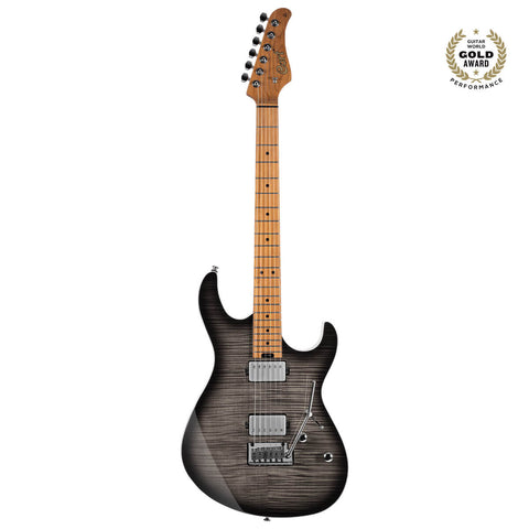 Guitarra Eléctrica Cort G290 Fat II Negro Burst