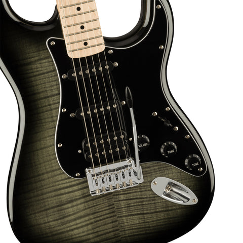 Guitarra Eléctrica Stratocaster Squier Affinity Negro Burst