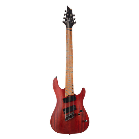 Guitarra Eléctrica Cort Kx307 Multi Scale Caoba Poro Abierto