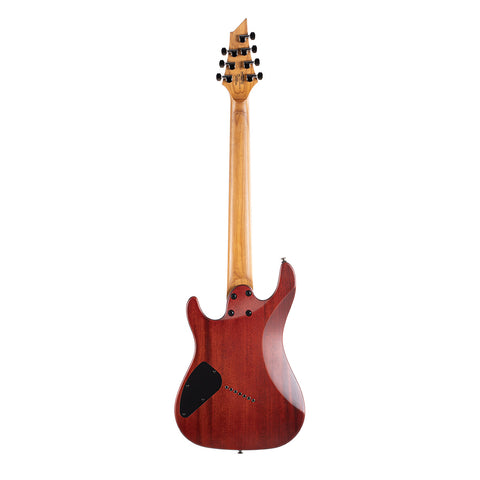 Guitarra Eléctrica Cort Kx307 Multi Scale Caoba Poro Abierto