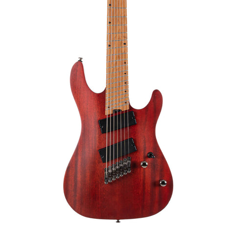 Guitarra Eléctrica Cort Kx307 Multi Scale Caoba Poro Abierto