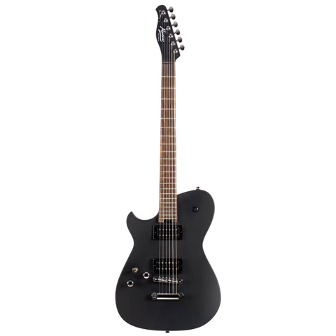 Guitarra Eléctrica Cort Zurda Mbm-2 Lh Negro Satin