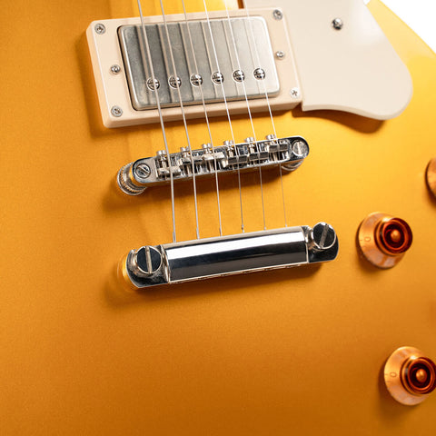 Guitarra Eléctrica Cort Cr200 Dorada Top